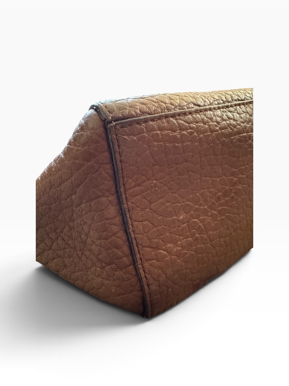 Coach Legacy Candace Medium Carryall Brown Pebble Leather with Callout - Picture 6 of 16